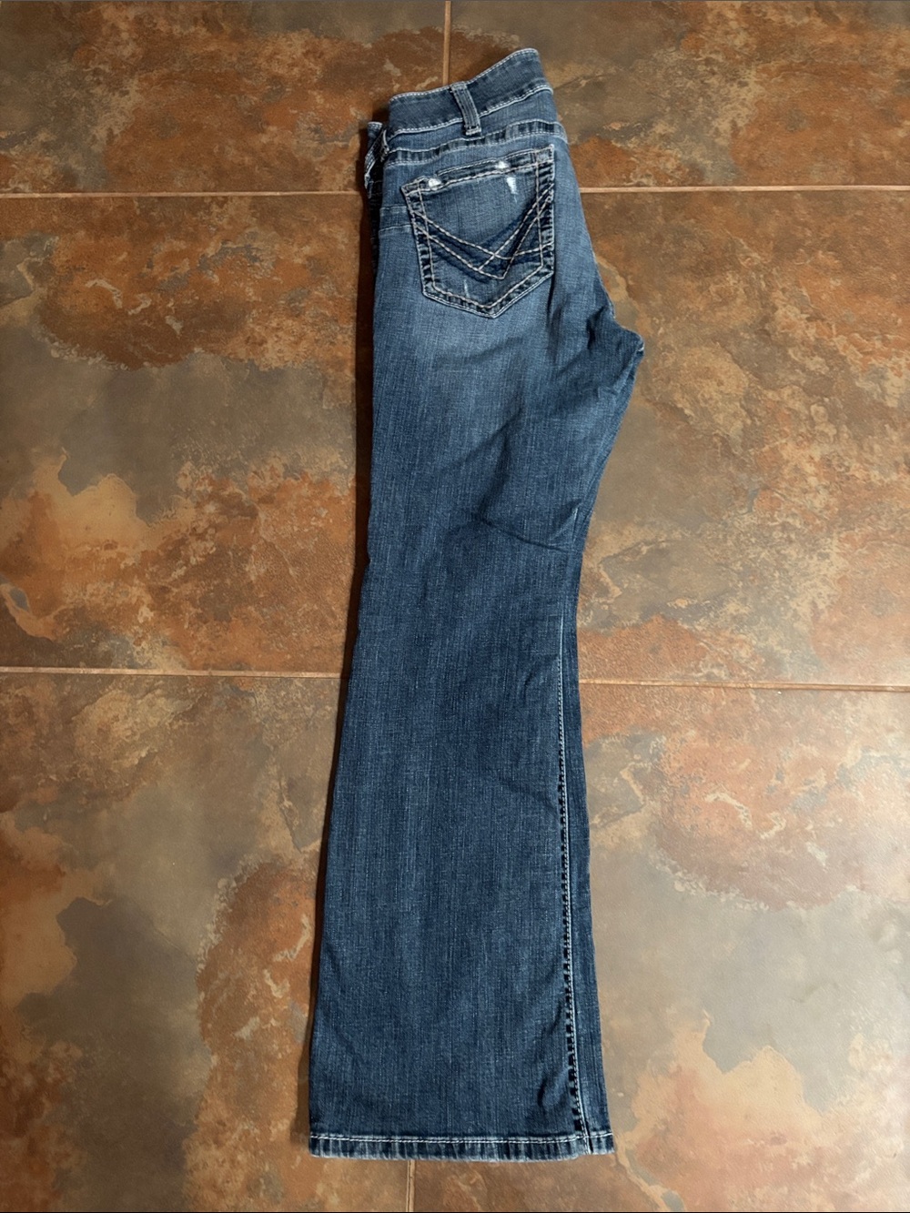 Ariat Women's Medium Blue Bootcut Jeans 31 s - Picture 3 of 5
